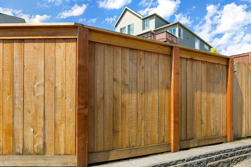 Completed Wooden Fence