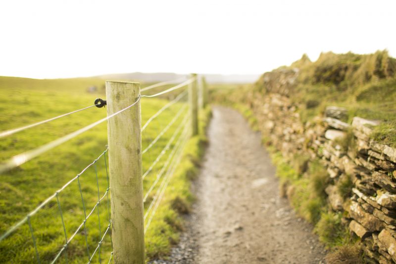 Church Fence Installation detail